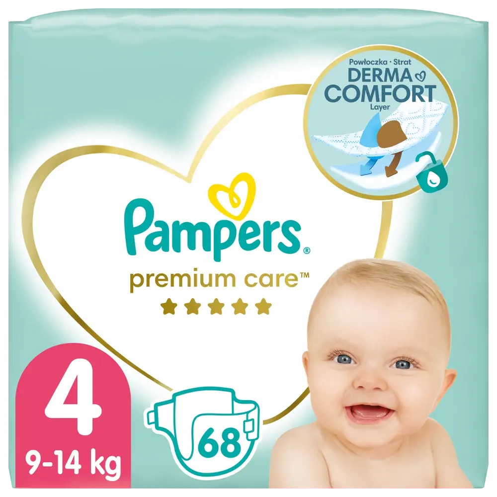 pampers pieluszki premium care rozmiar 4 ceneo