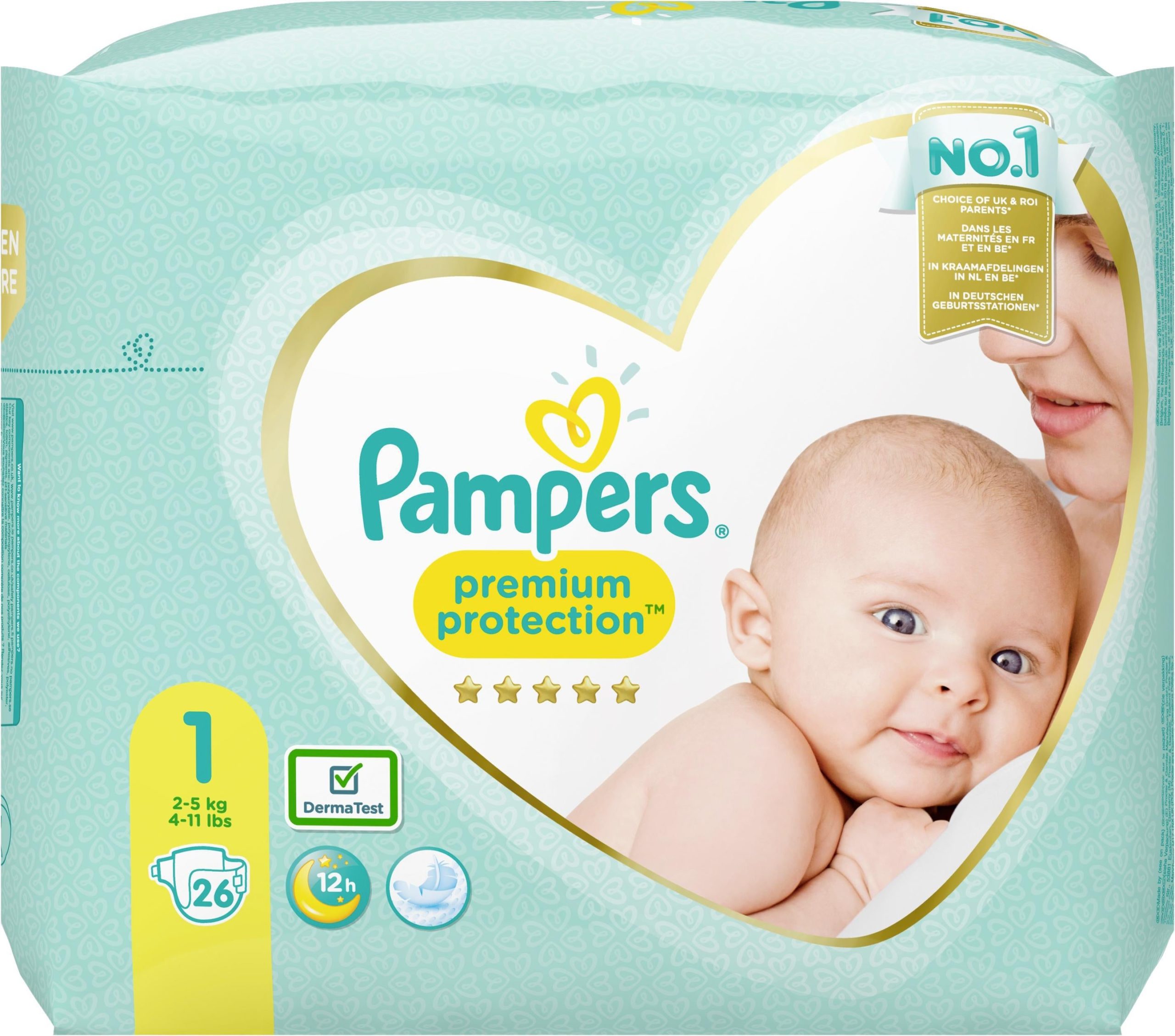 mega pack pampers size 5