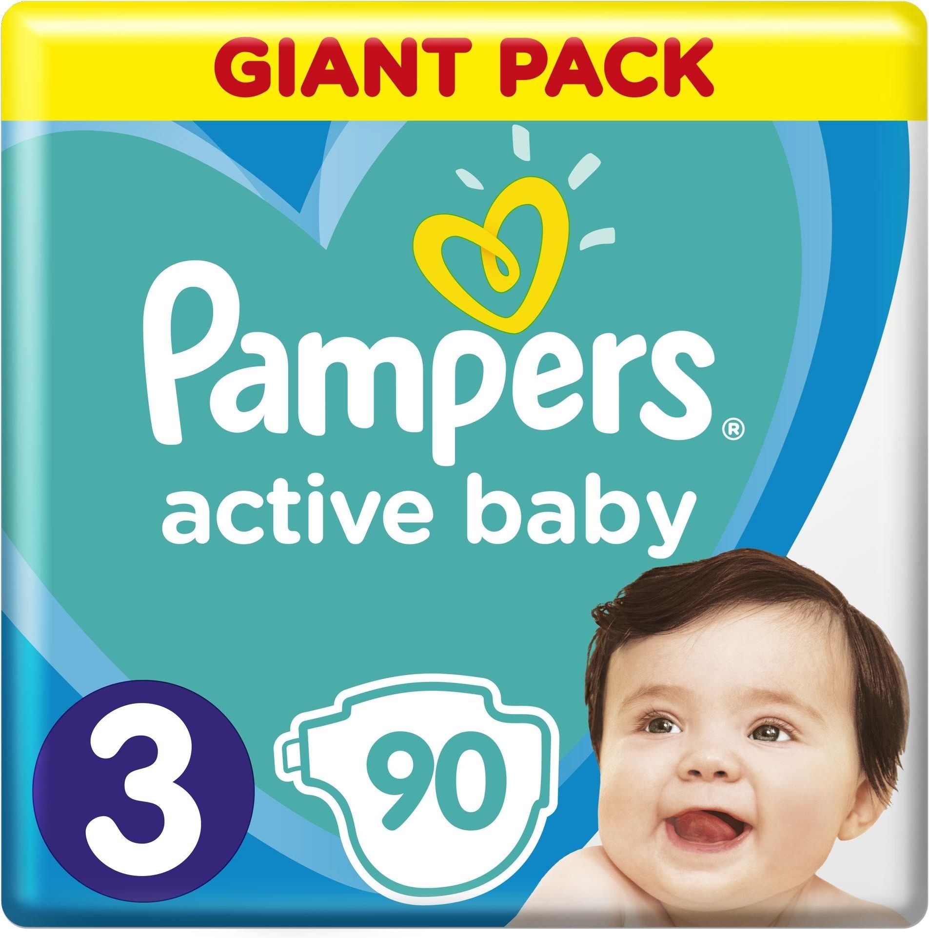 pampers pomarańczowe 3