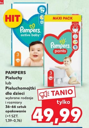 pampers pieluszki 4+