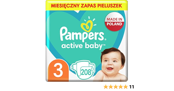 pieluchy pampers 1 100 sztuk