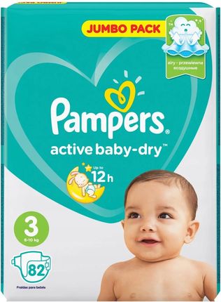 pampers active baby niebieski