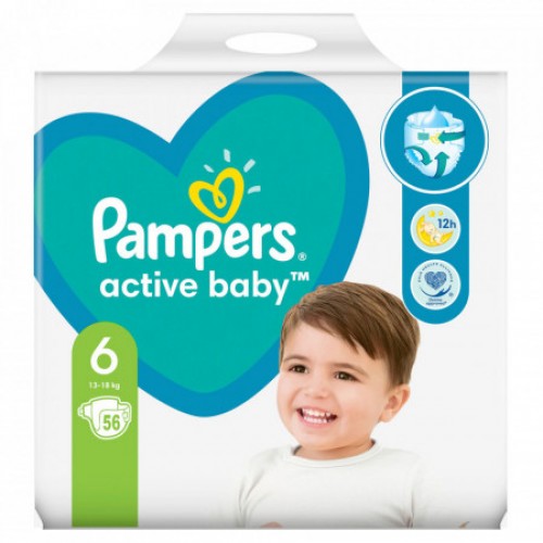 pampers active baby-dry pieluchy rozmiar 4 maxi 8-14kg 174 sztuk