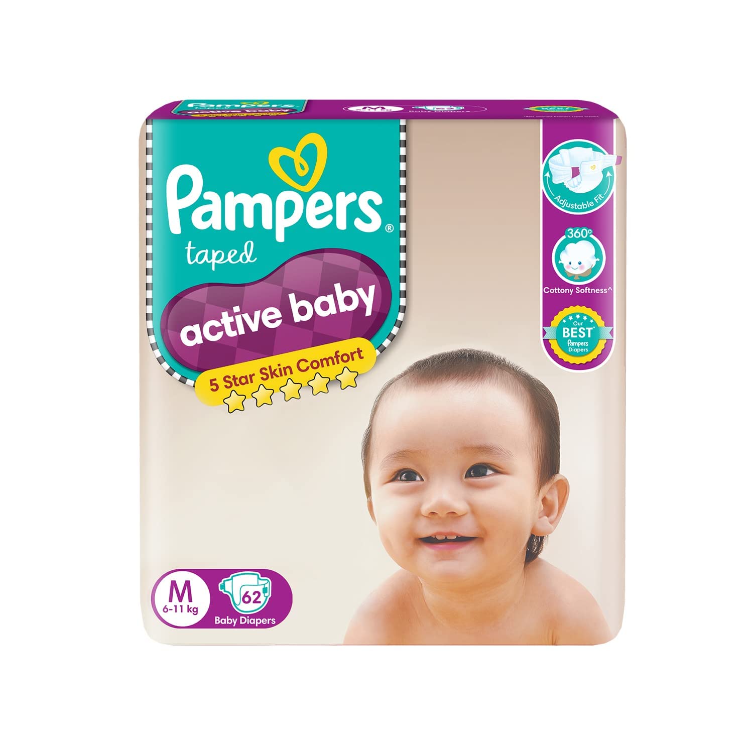 pieluchomajtki pampers 4 52 sztuki