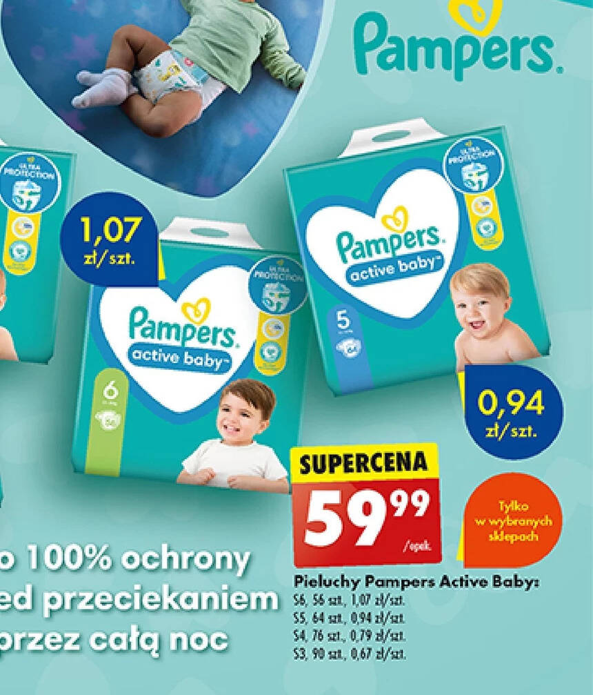 pampers w szkole