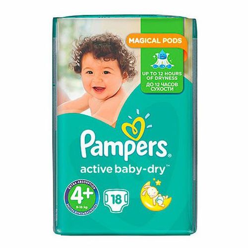 pampers baby dry 4 34 szt