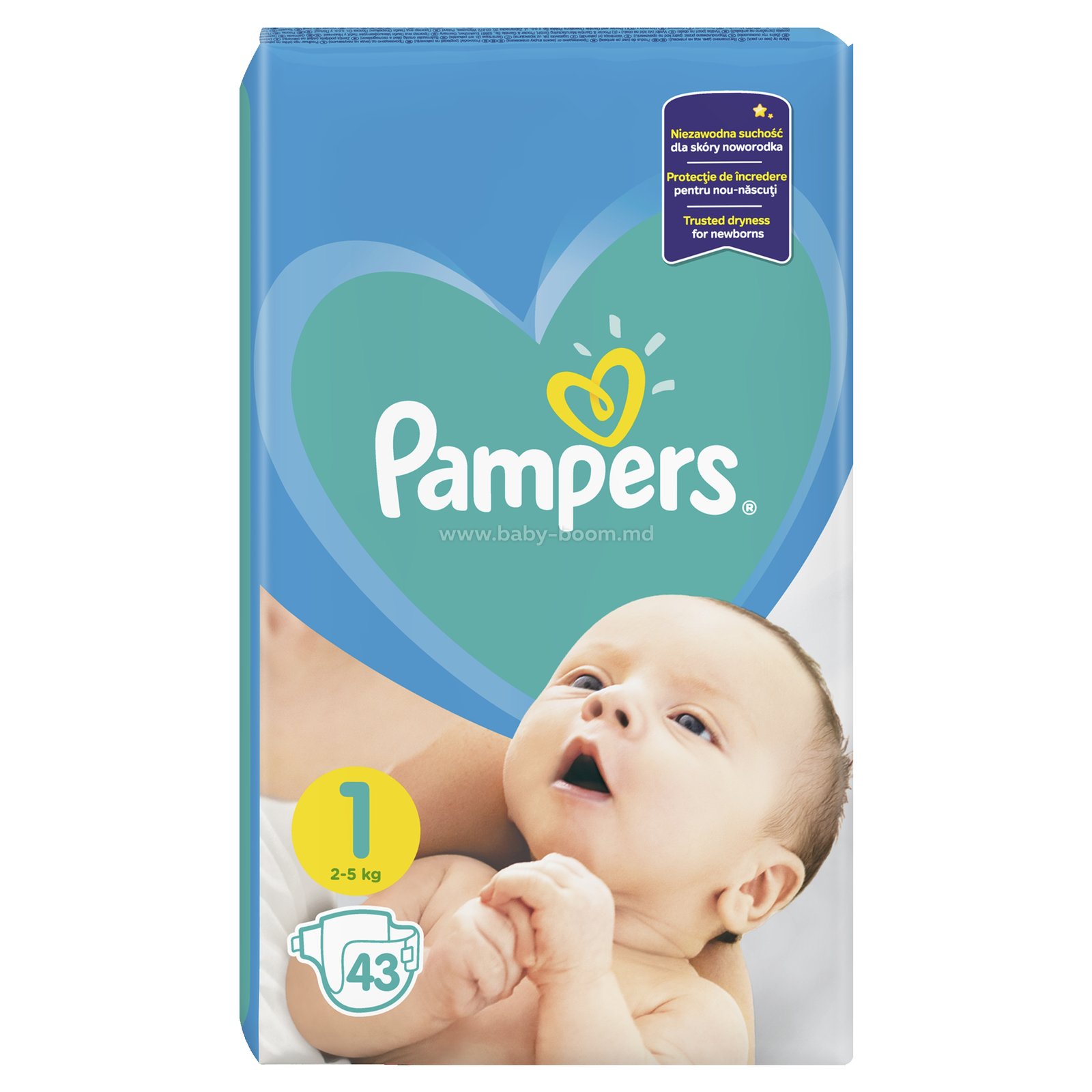 chusteczki pampers natural clean 12x64