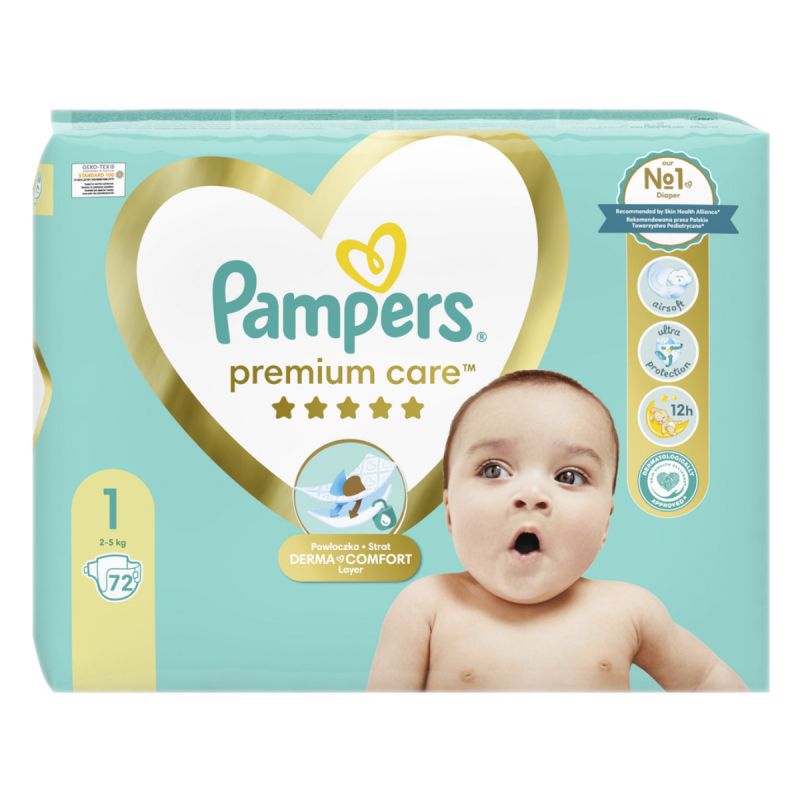 pampers z podkładu