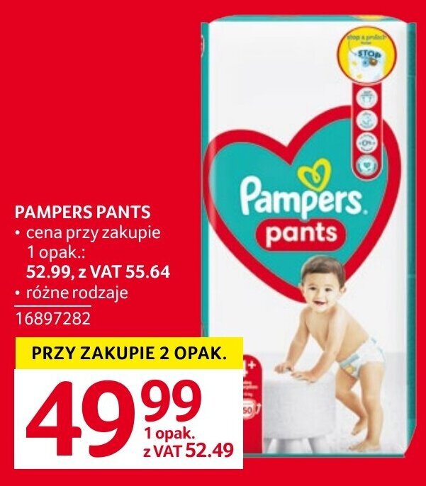 pampers pants rozmiar 4 104 szt