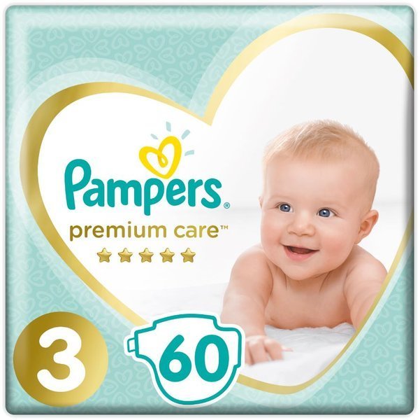 pampers premium care pieluchy rozmiar 3 midi 5-9kg