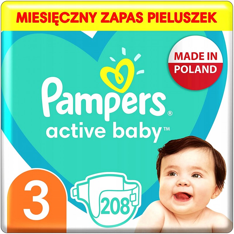 pampers 4 174 pieces