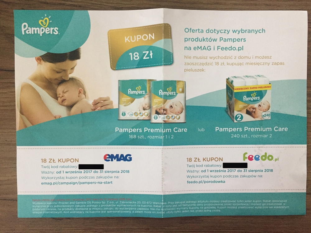 co oznacza podrzucony pampers