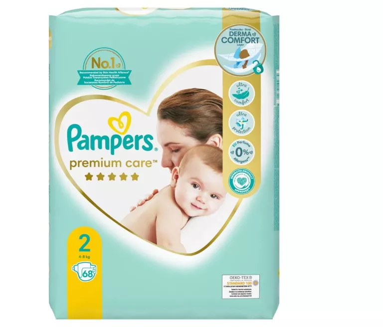 pampers żółte