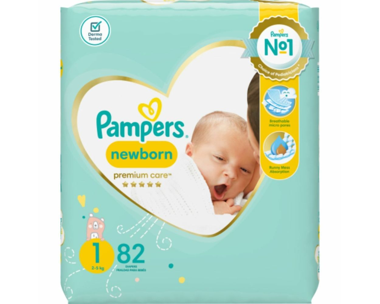 pampers premium care 2 40 sztuk