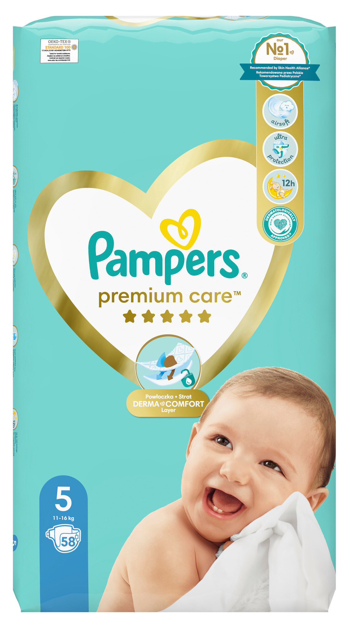 pieluchomajtki pampers 60szt