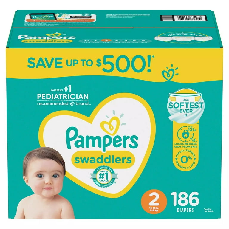 pampers male opakowanie