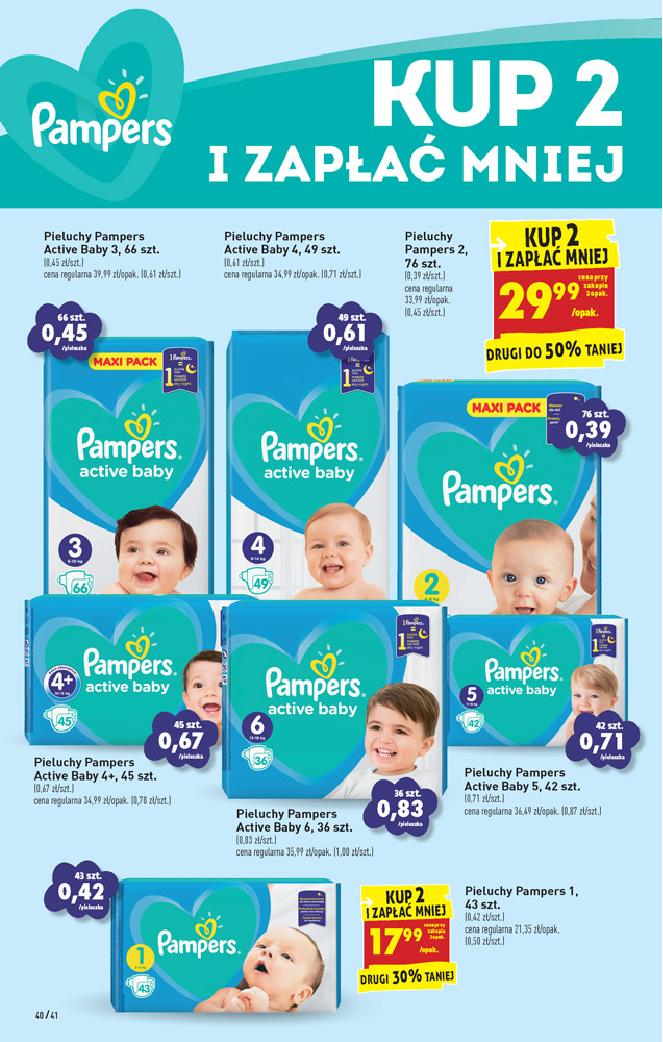 zestaw pampers