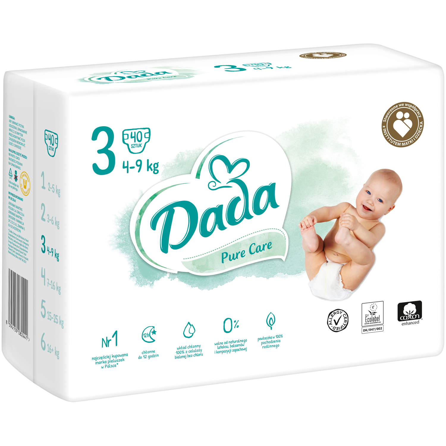 pampers pure pieluchy skład