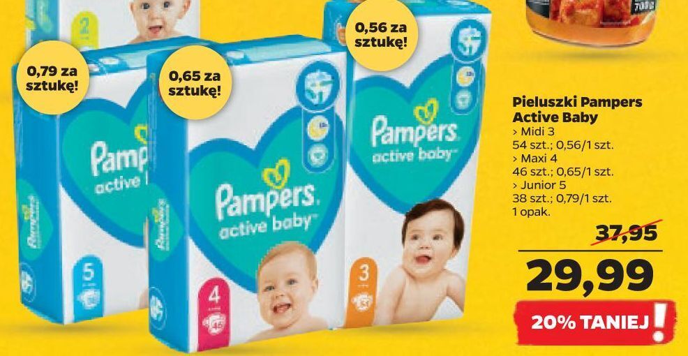 pieluchomajtki pampers 4 rossmann