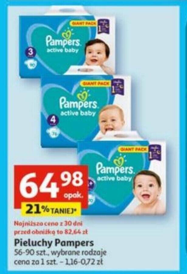 pampers 3 cena 162 sztuki