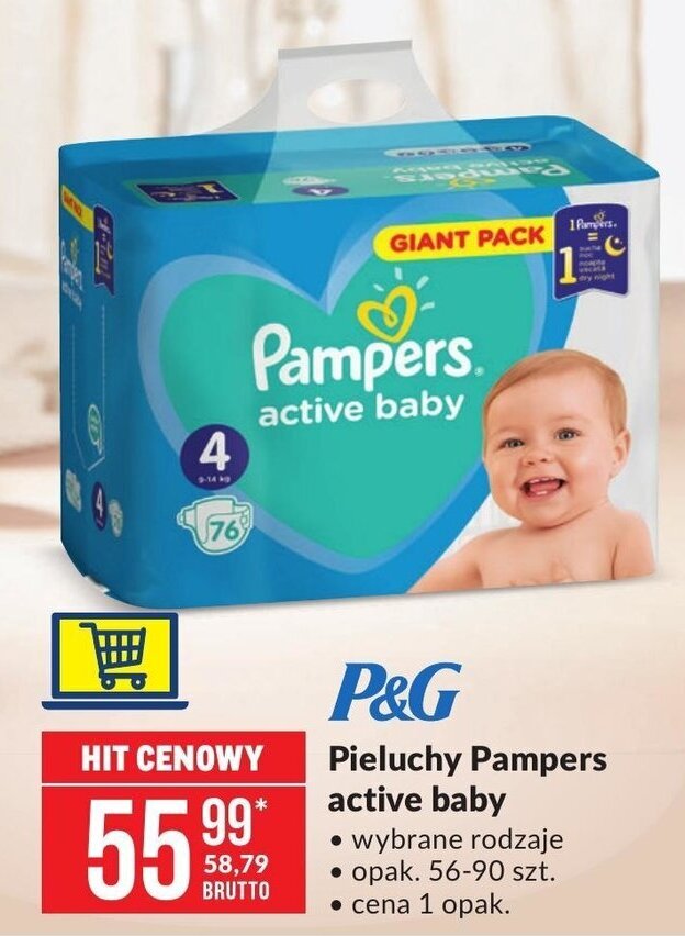 pampers pants pieluchomajtki rozmiar 5