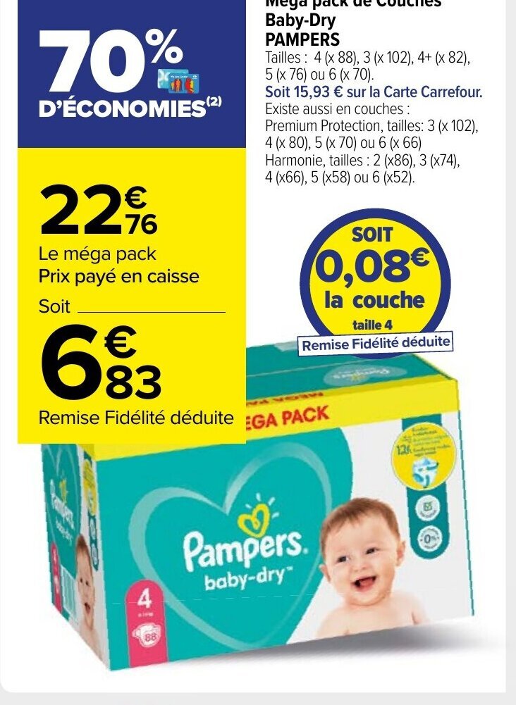 pampers rozmiaru