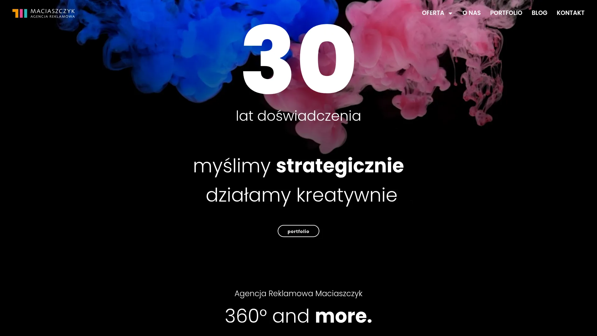 Agencja Reklamowa Maciaszczyk - zrzut ekranu