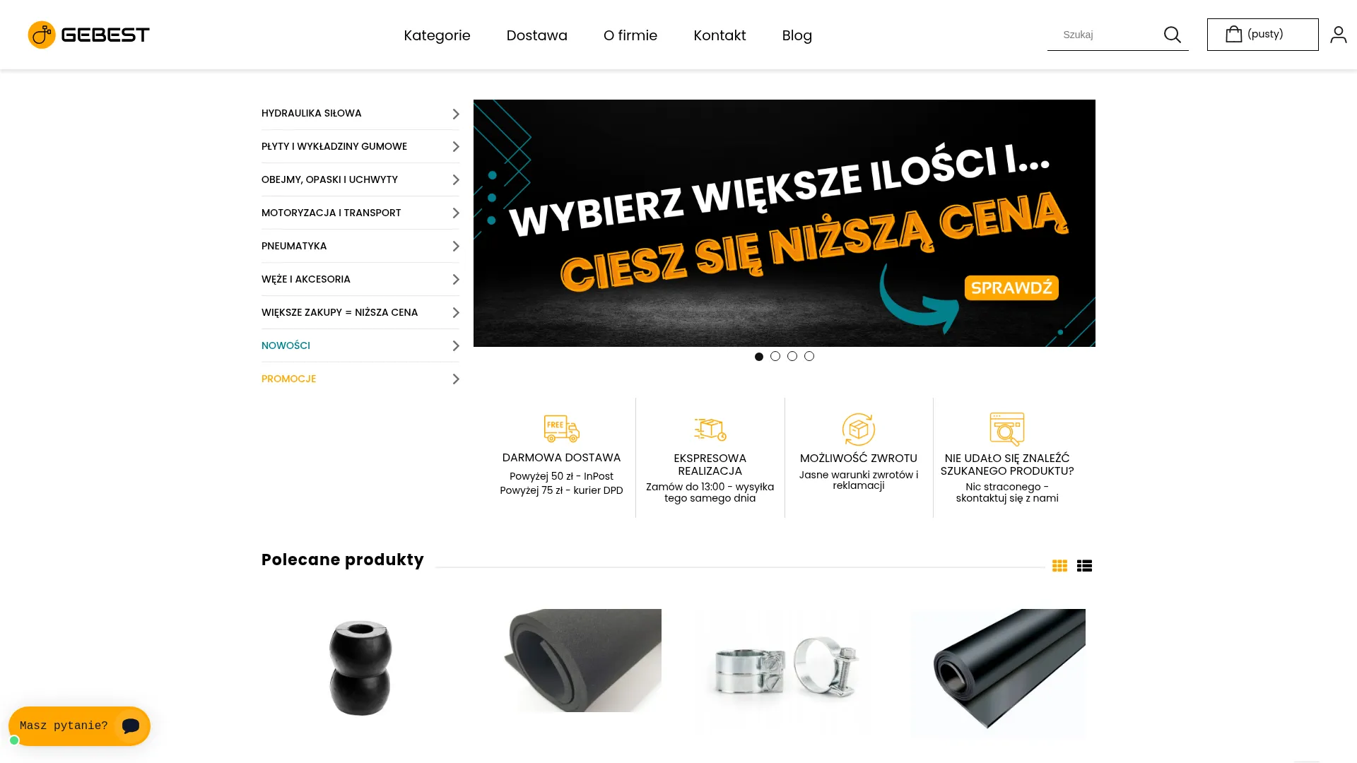 GEBEST Grzegorz Olejniczak - zrzut ekranu